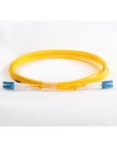 Jeirdus 75M LC to LC Outdoor Armored Duplex 9/125 SM Fiber Optic Cable Jumper Optical Patch Cord Singlemode 75Meters 245ft LC-LC 